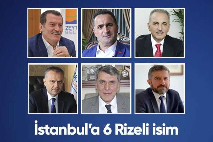 AK Parti'den 6 Rizeli Belediye Başkan Adayı