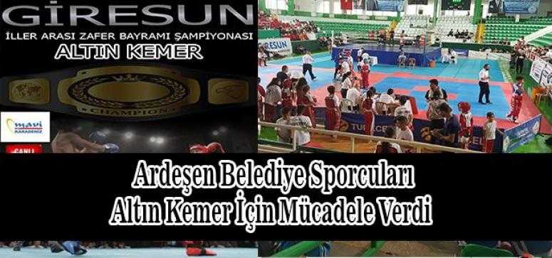 Ardeşen Belediyesi Spor Kulübü Kick Boks Takımı Giresun'dan Madalya İle Döndü